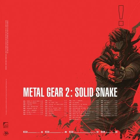 Vinyle Metal Gear 2 Solid Snake Ost 2lp